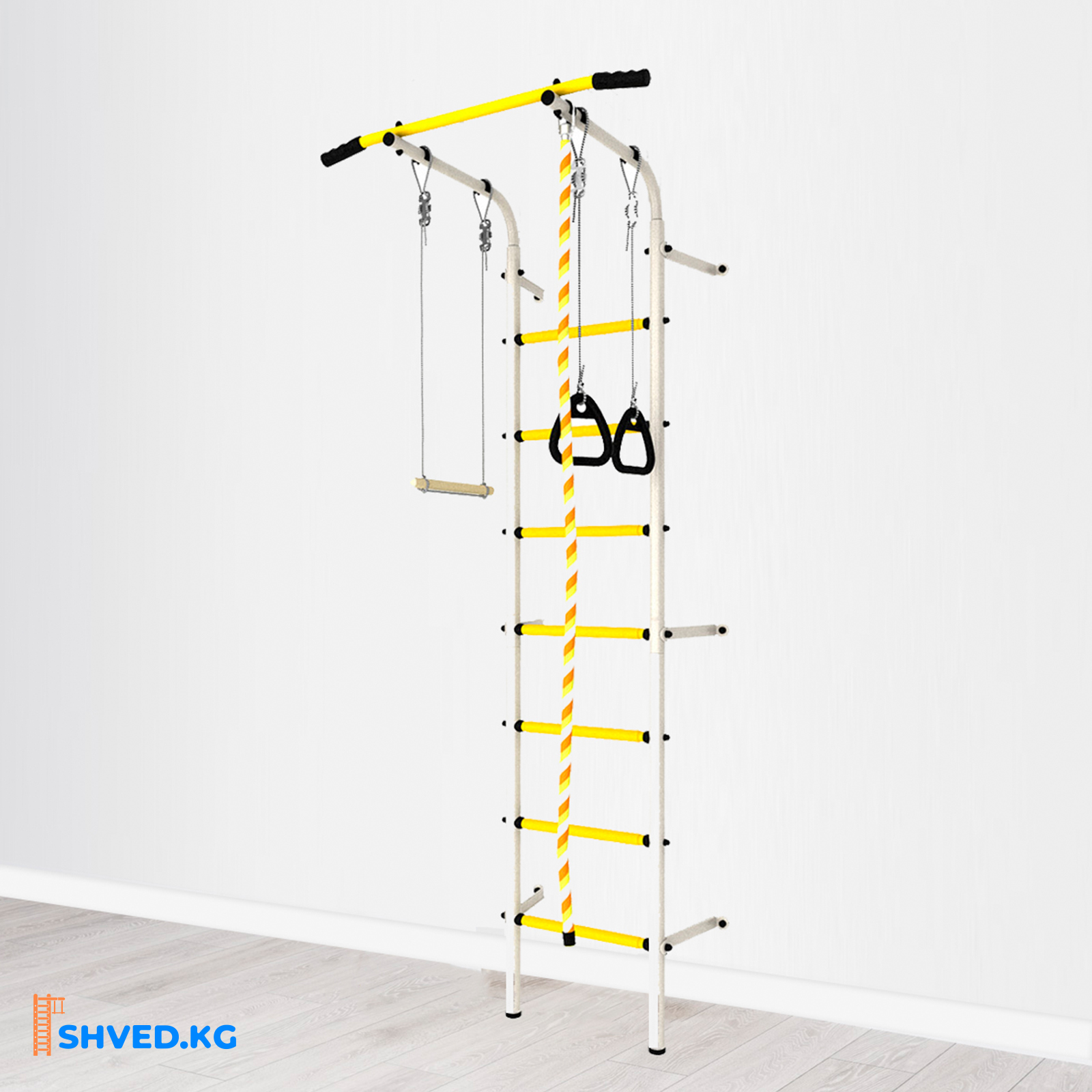 Leco шведская стенка с креплением к потолку